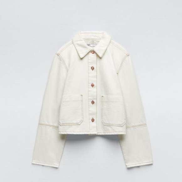 ZARA cropped denim jacket - XS - Picture 3 of 4